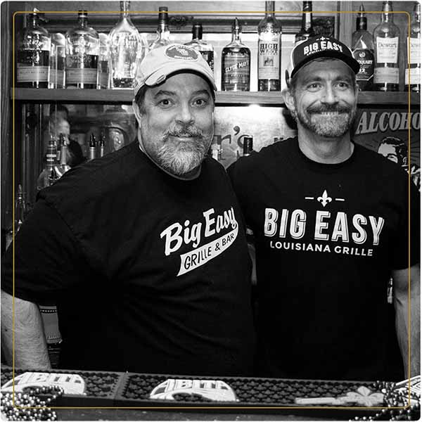 The founders of Big Easy Grille